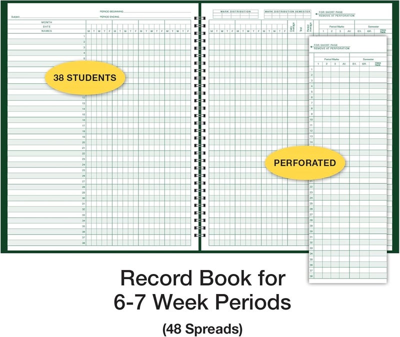 WARD 38 Name Class Record Book (6-7 Week Periods) - Image 2